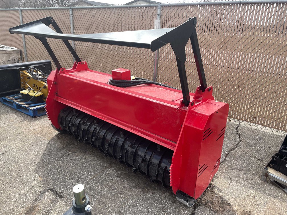 Unused Future 72" Skid Steer Forestry Drum Mulcher Mower (O10)