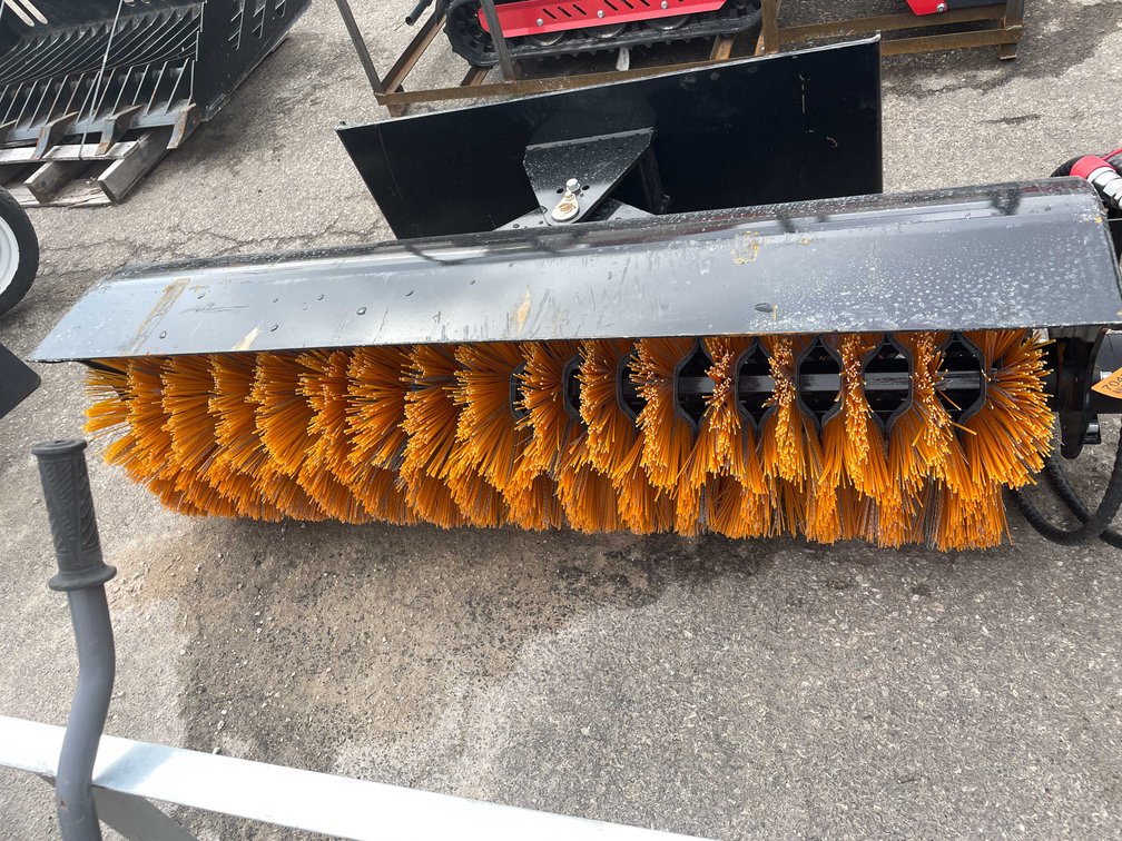 Unused 61" Angle Skid Steer Sweeper Broom (O10)