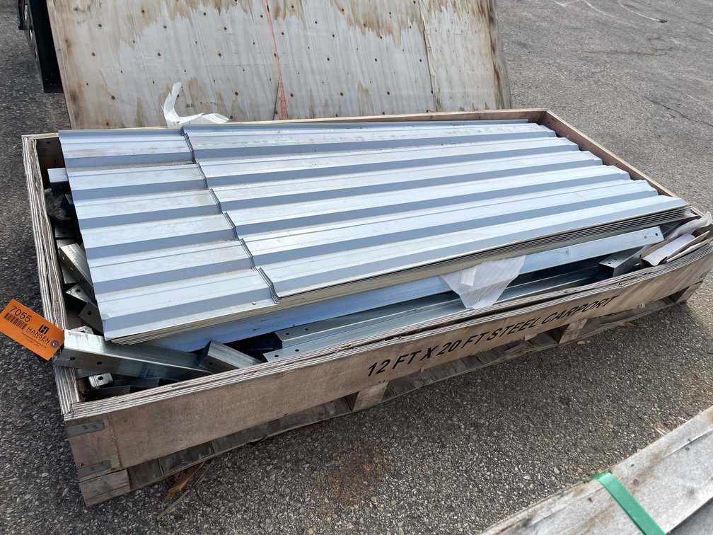 Unused GP1220 Steel Carport (O9)
