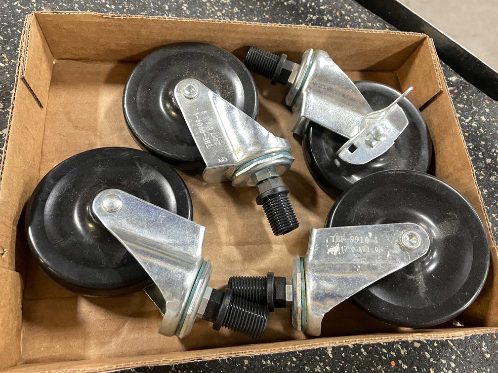 Heavy Duty 4" Hard Rubber Casters (PR10)
