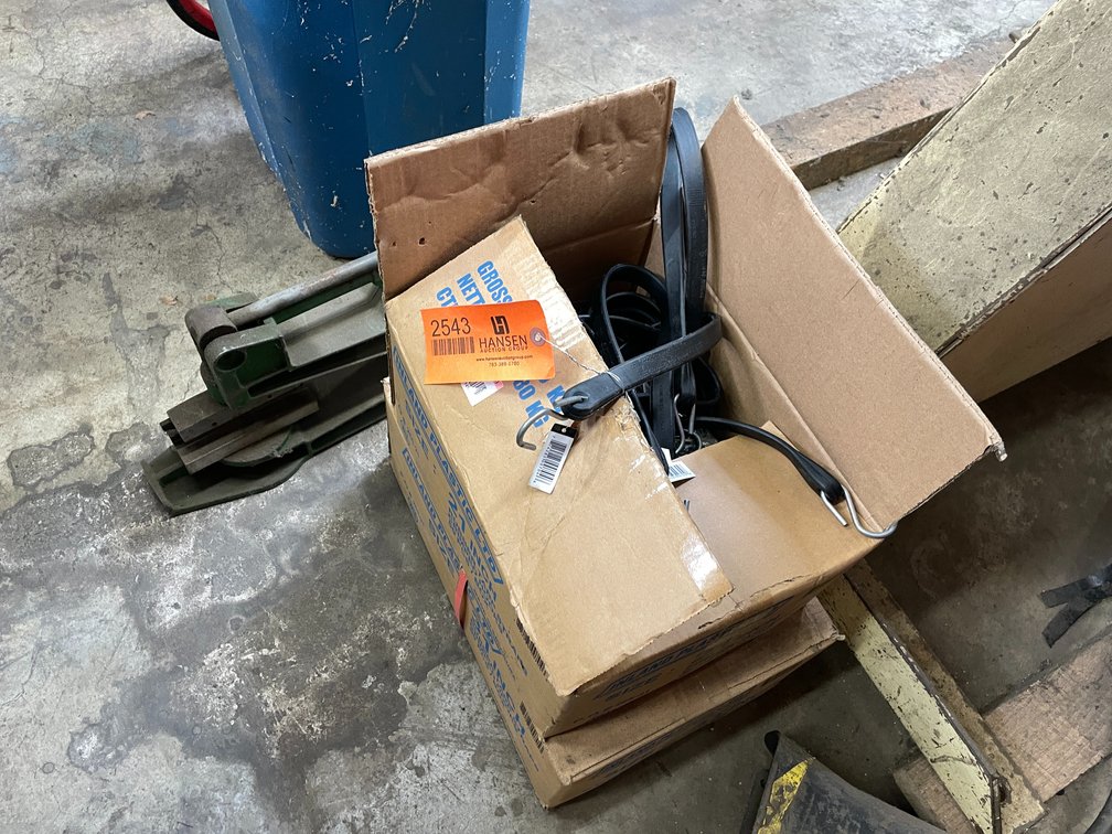 Boxes of Tarp Straps (Columbia Heights, MN)