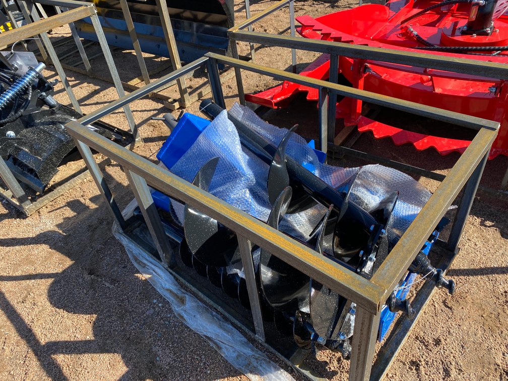 AGT Hydraulic Auger Attachment With (3) Bits