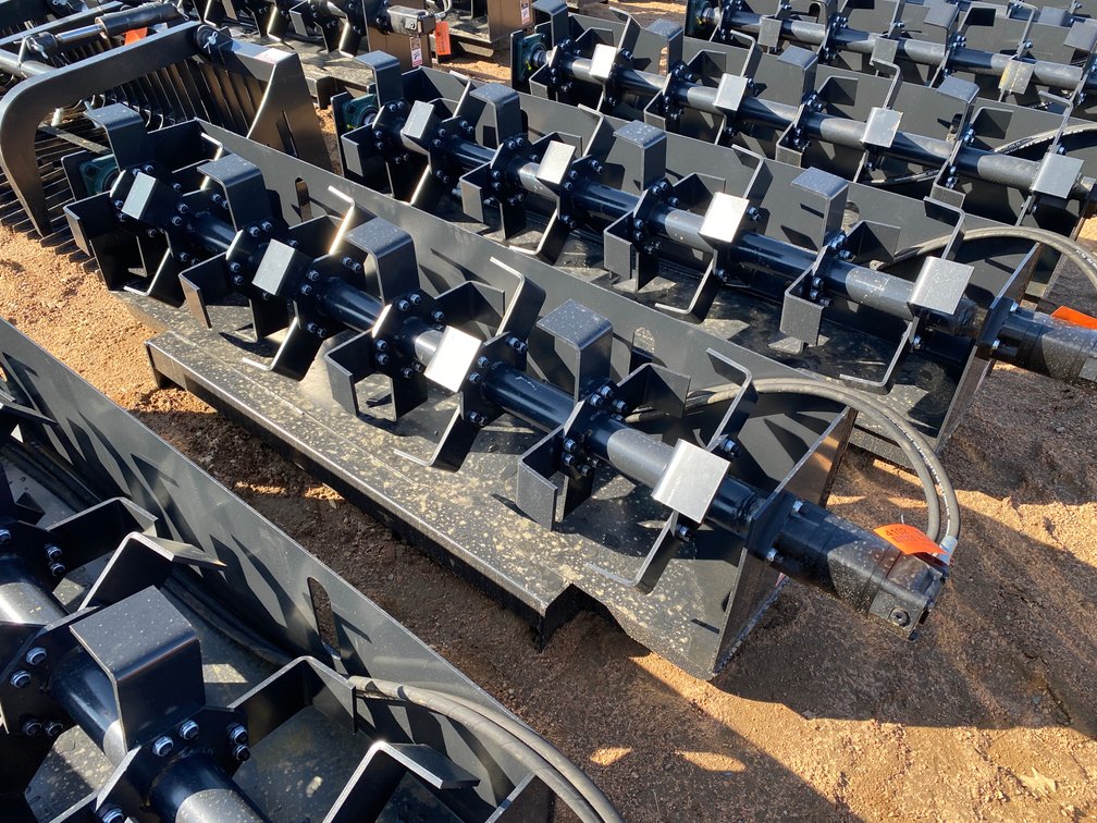 72" JCT Hydraulic Tiller Attachment