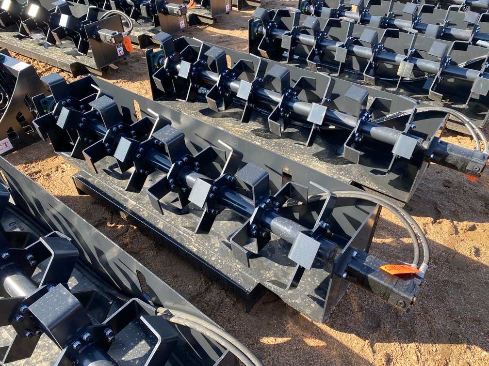 72" JCT Hydraulic Tiller Attachment