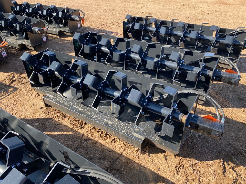 72" JCT Hydraulic Tiller Attachment