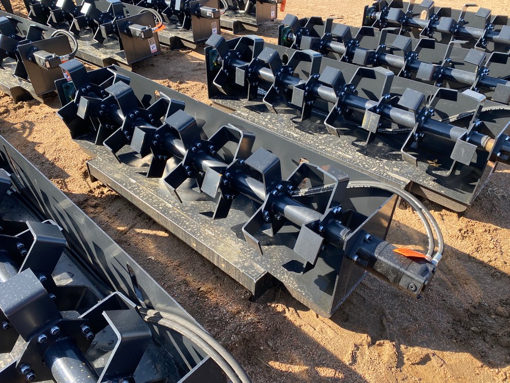 72" JCT Hydraulic Tiller Attachment