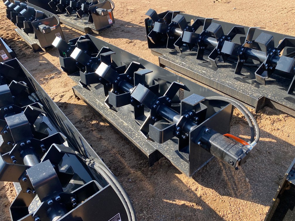 72" JCT Hydraulic Tiller Attachment