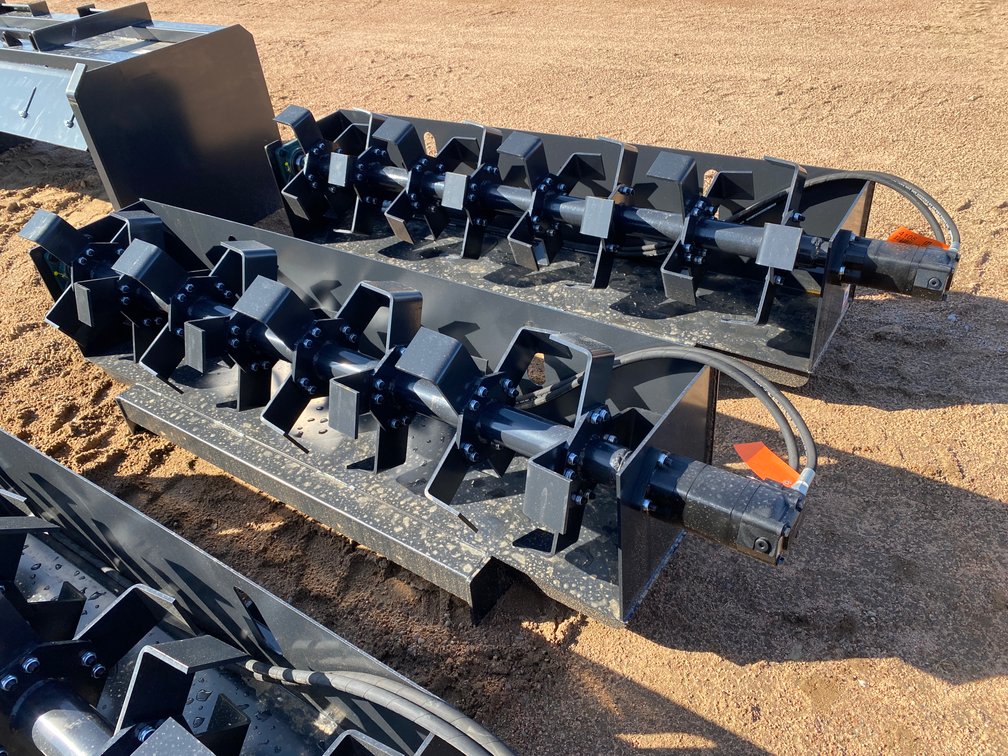 72" JCT Hydraulic Tiller Attachment