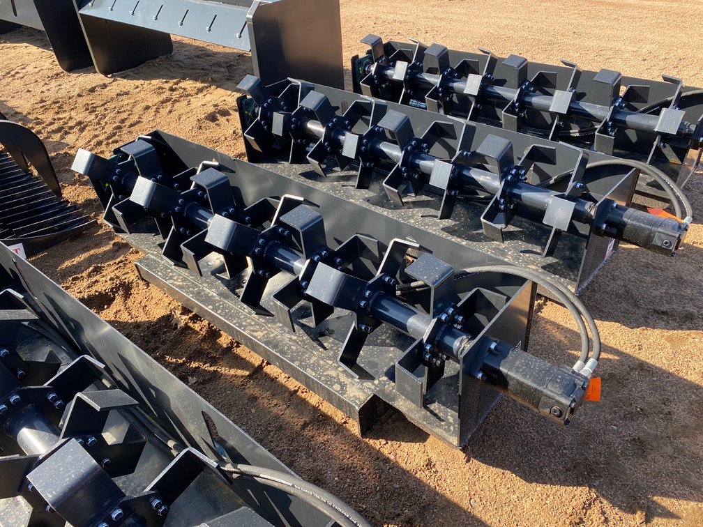 72" JCT Hydraulic Tiller Attachment