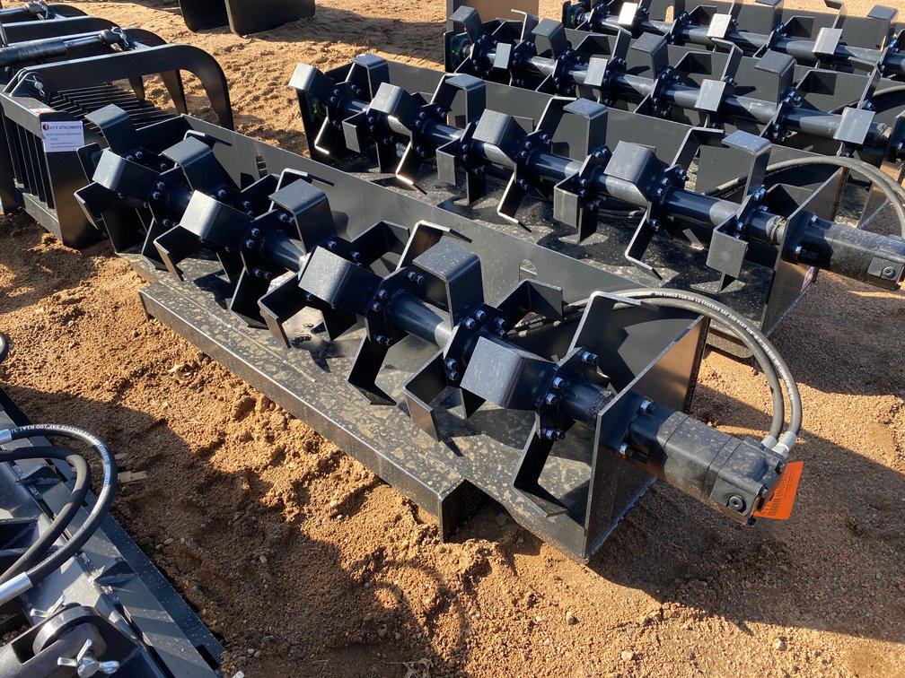 72" JCT Hydraulic Tiller Attachment