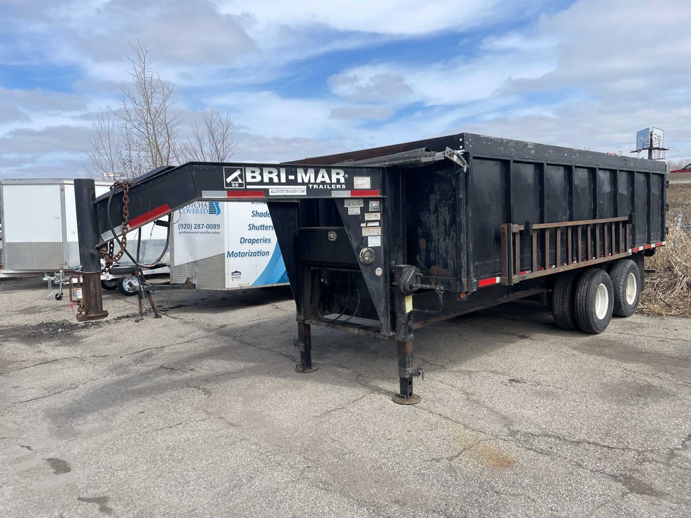 2006 Bri Mar Gooseneck Dump Trailer (Has WI Title) (OF)