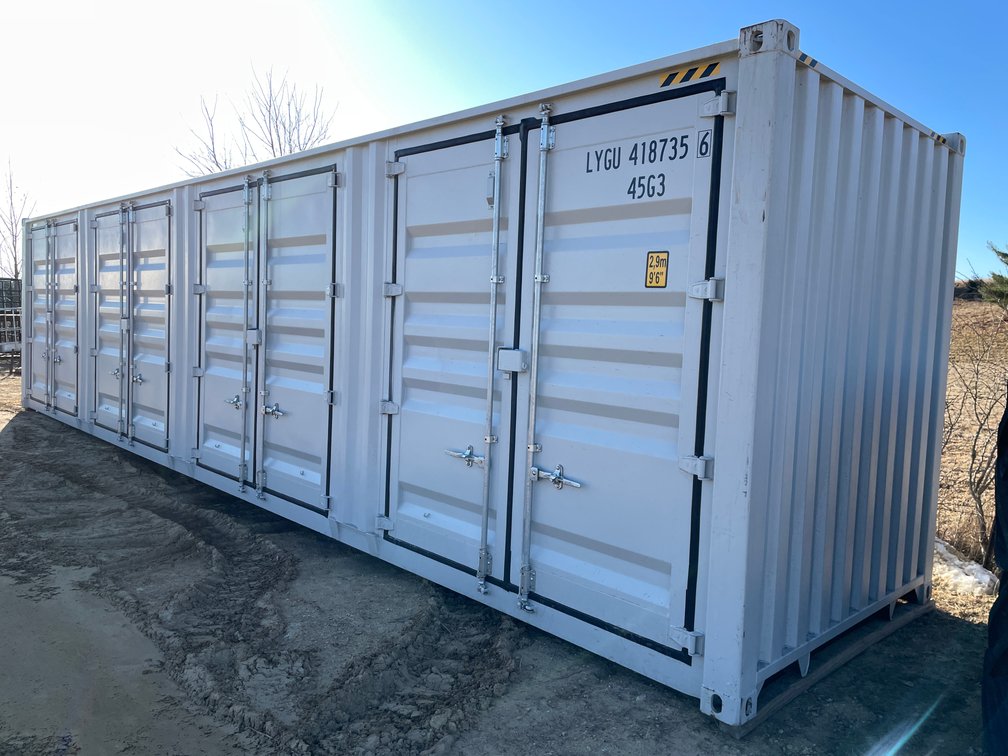 40' High Cube Multi-Door Shipping Container