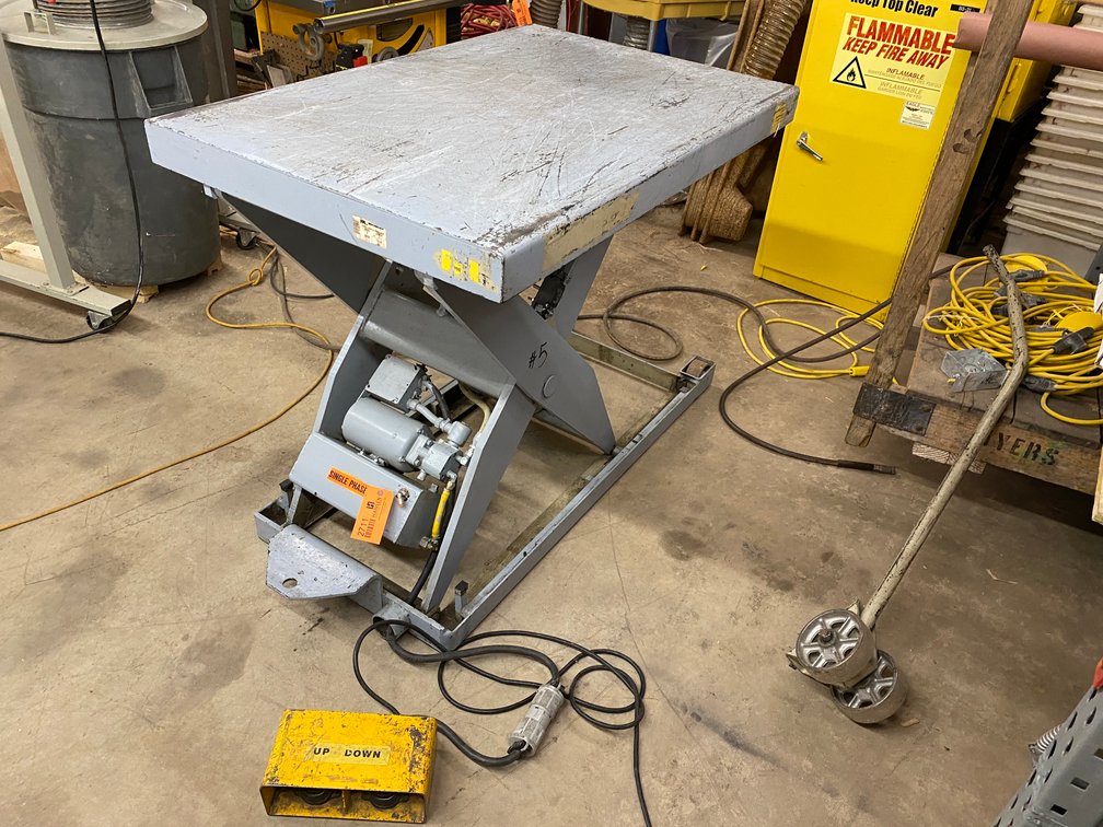 Southworth Electric Scissor Lift Table