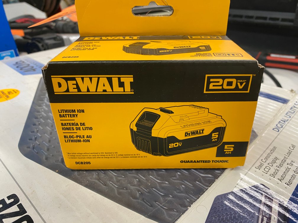 DeWalt 20v 5 amp Battery