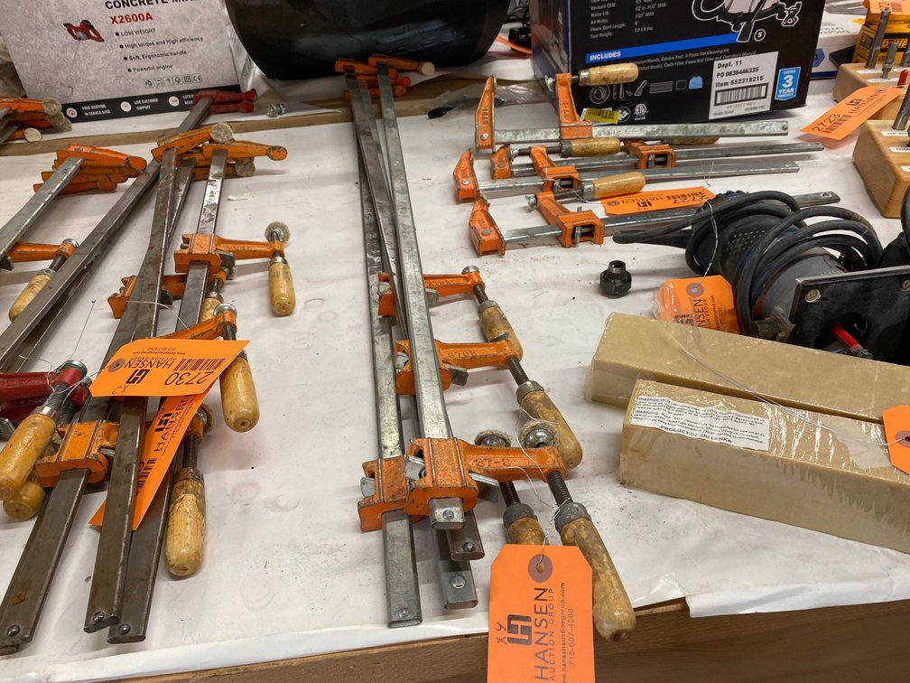 (4) Pony Brand Wood Clamps