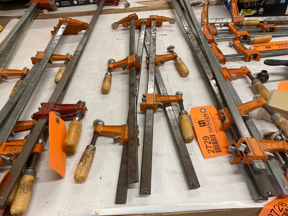 (4) Pony Brand Wood Clamps