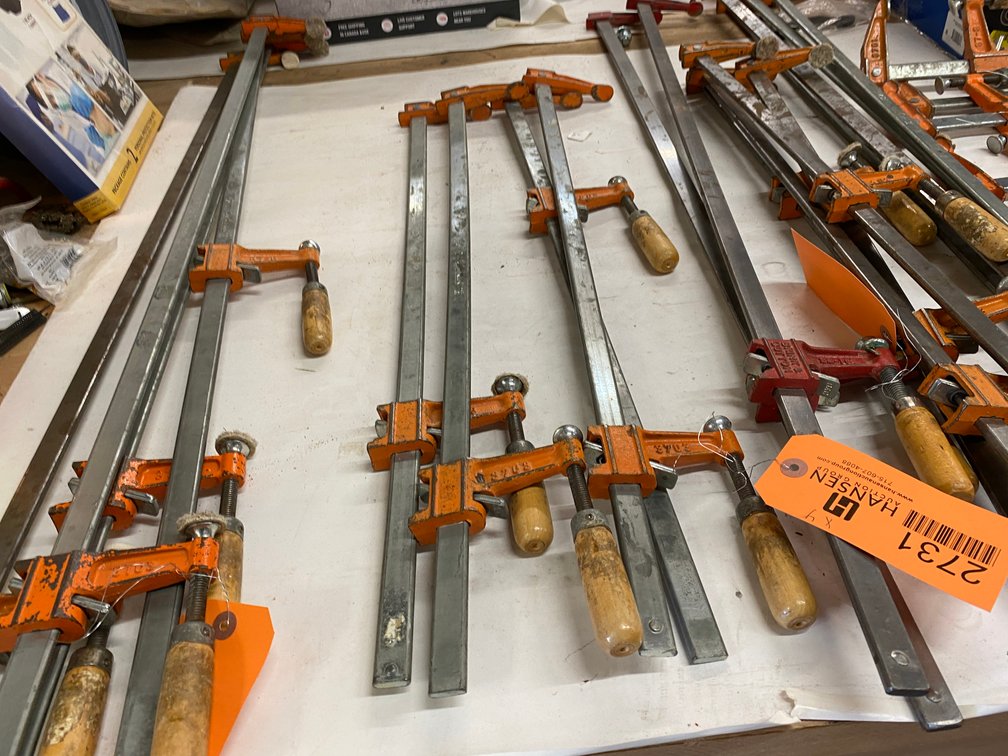 (4) Pony Brand Wood Clamps
