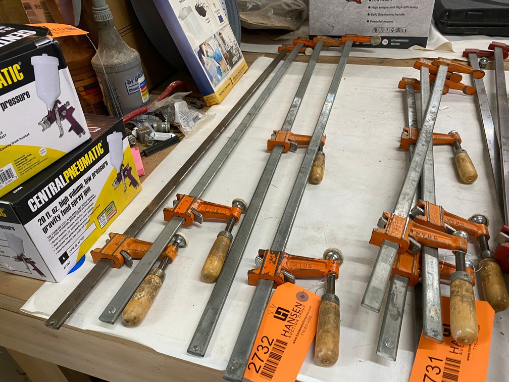 (4) Pony Brand Wood Clamps