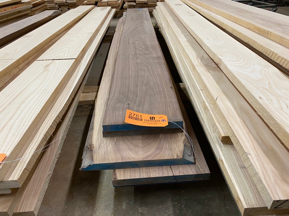 Stack of Select Black Walnut Boards