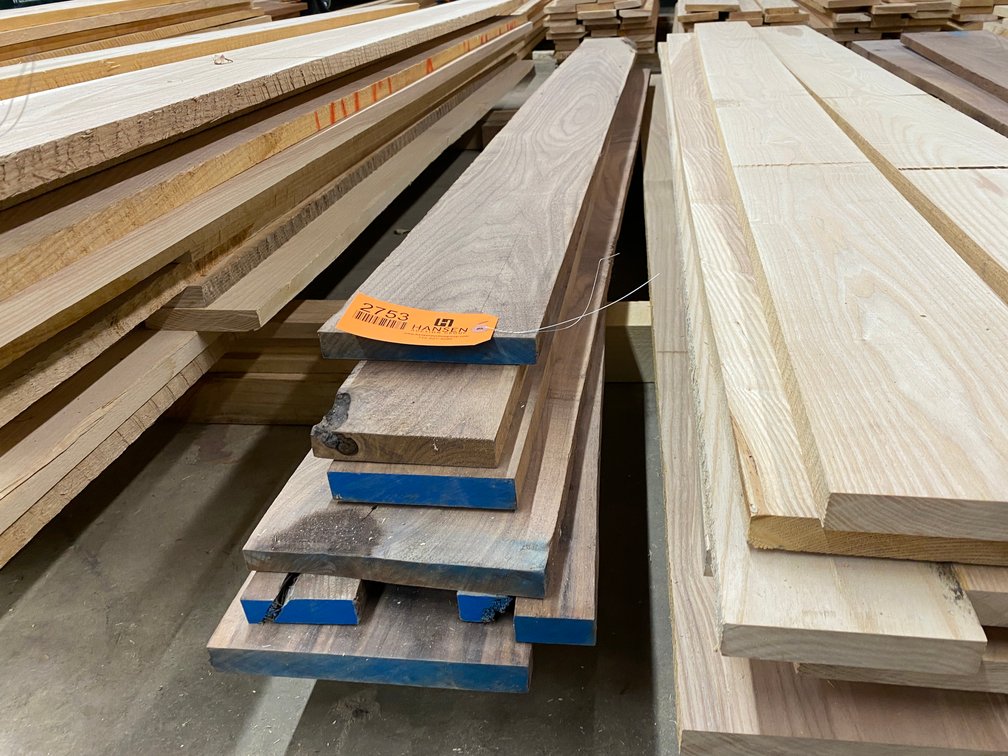 Stack of Black Walnut Boards