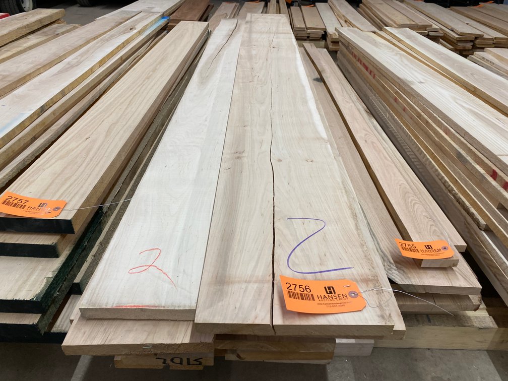 Stack of Maple Boards