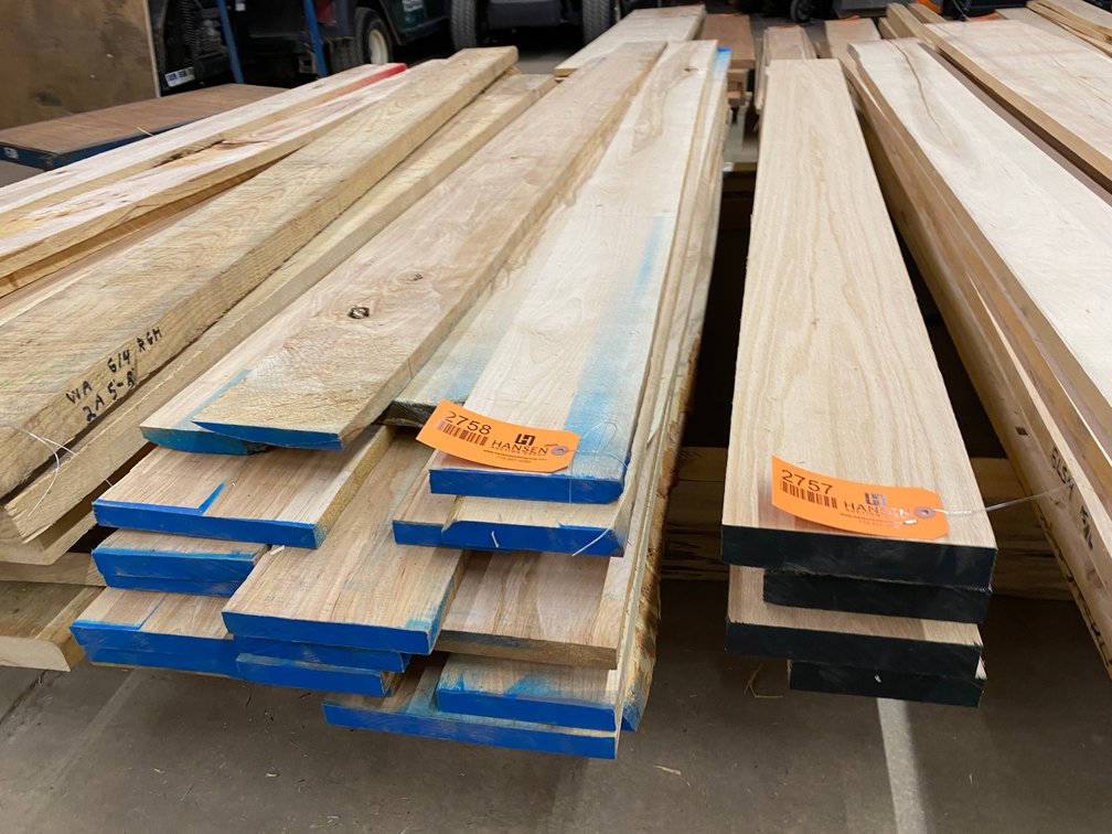 Stack of Birch Boards
