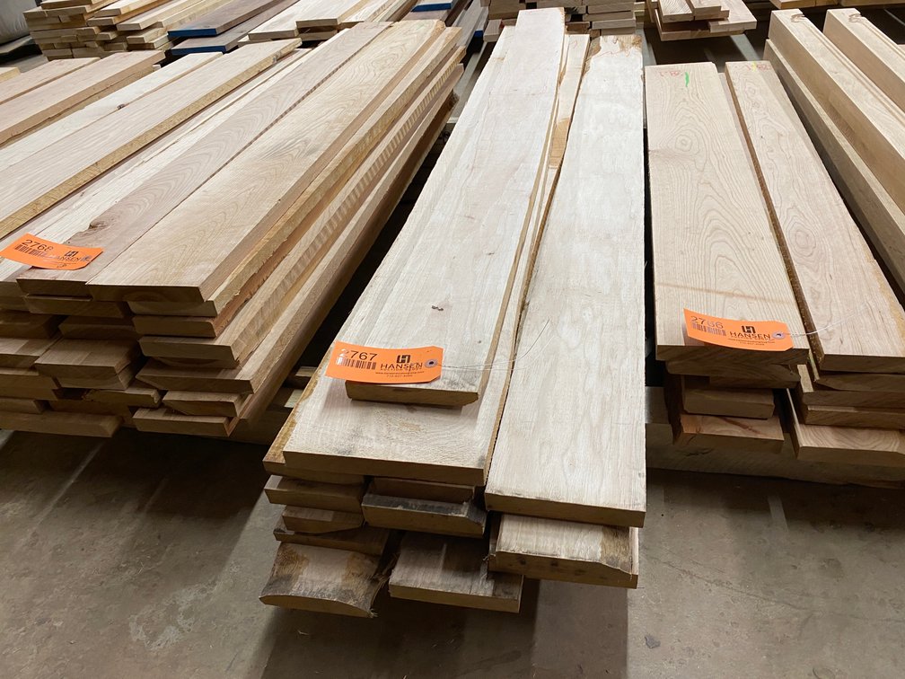 Stack of Select Hickory Boards