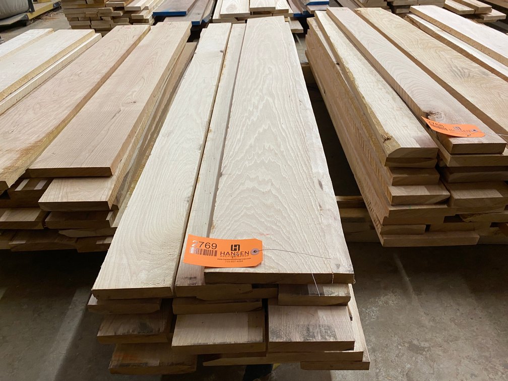 Stack of Hickory Boards