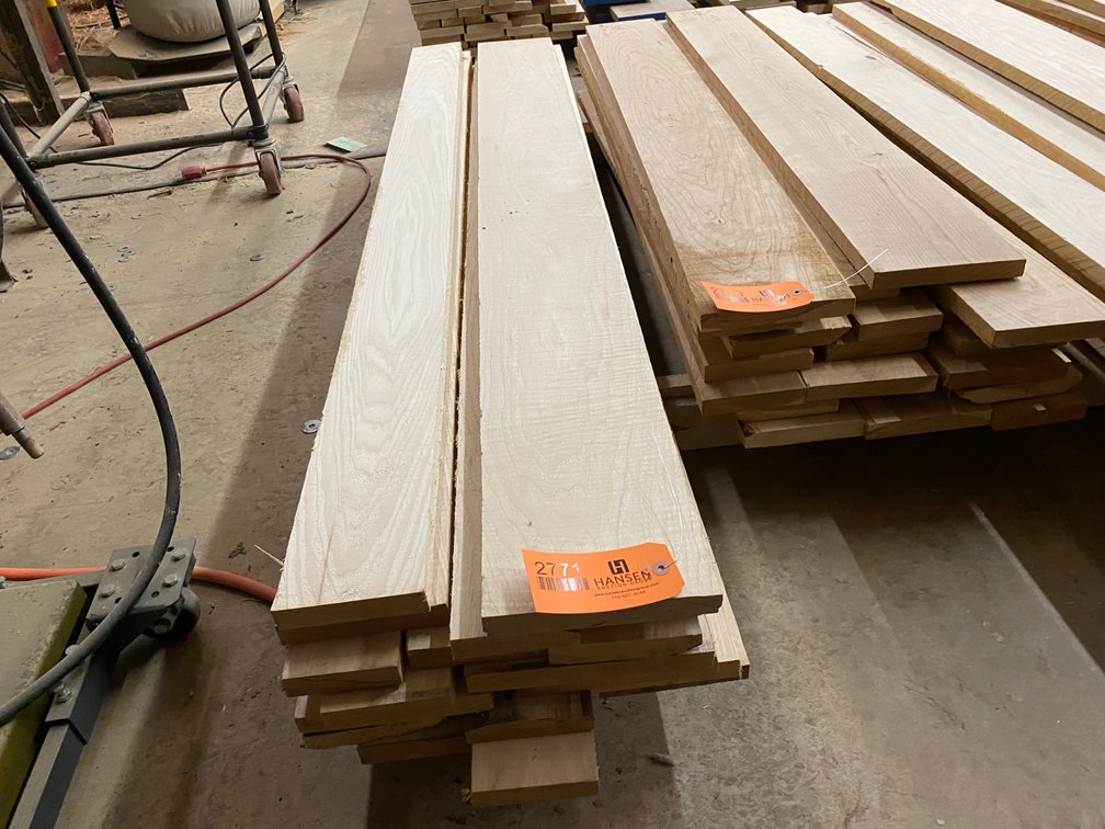 Stack of Hickory Boards