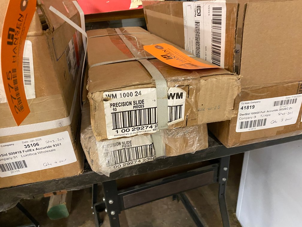 24" Full Extension Drawer Slides