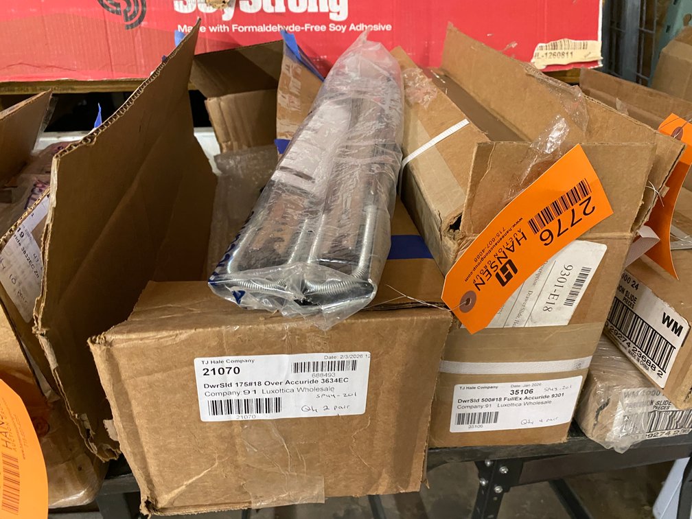 (2) Pair of 18" Drawer Slides