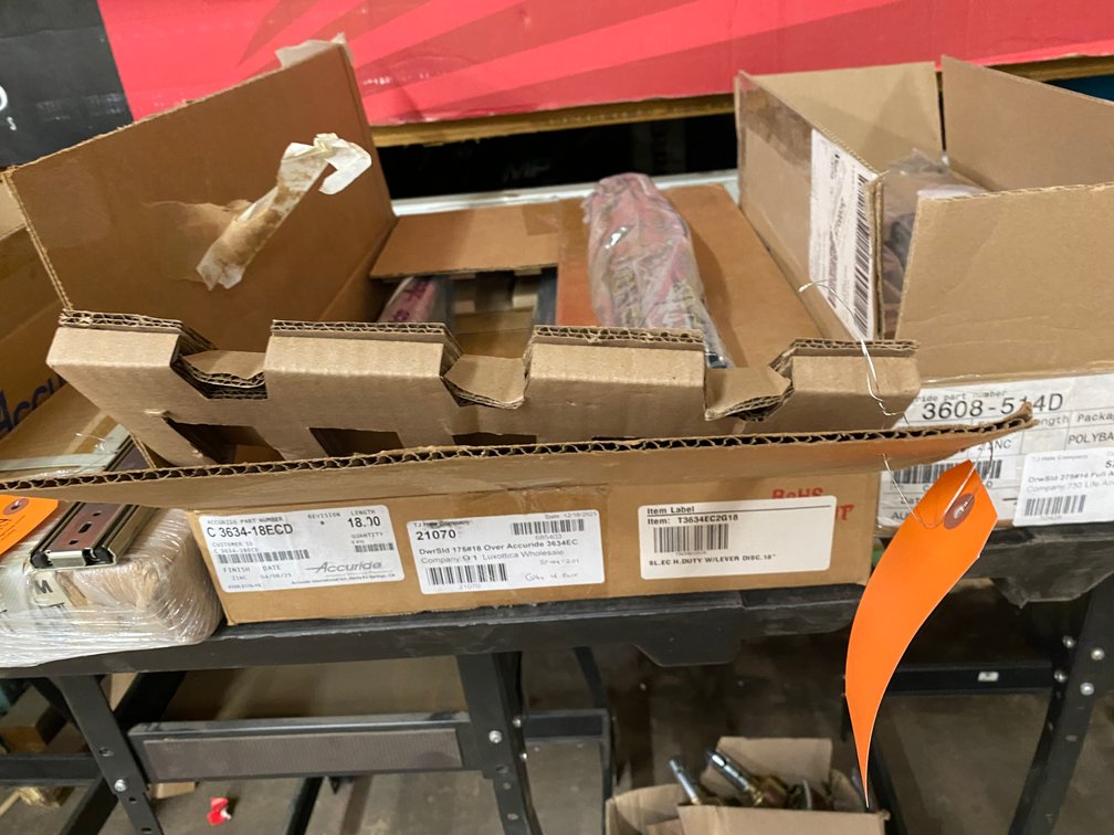 (4) Pairs of 18" Self Closing Drawer Slides