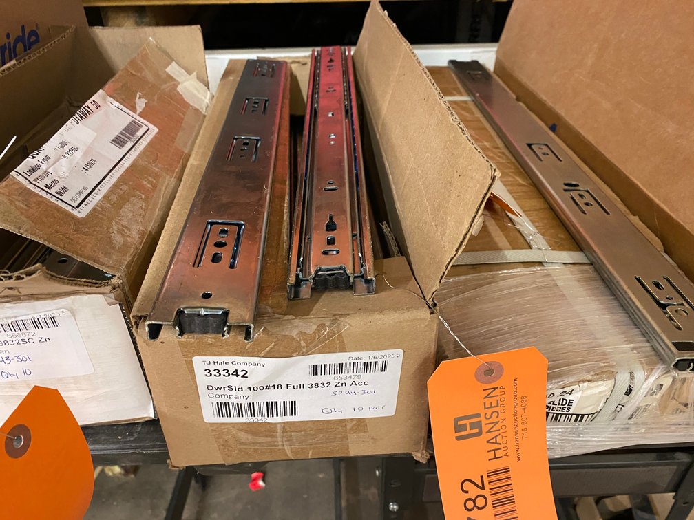(5) Pairs of 18" Full Extension Drawer Slides