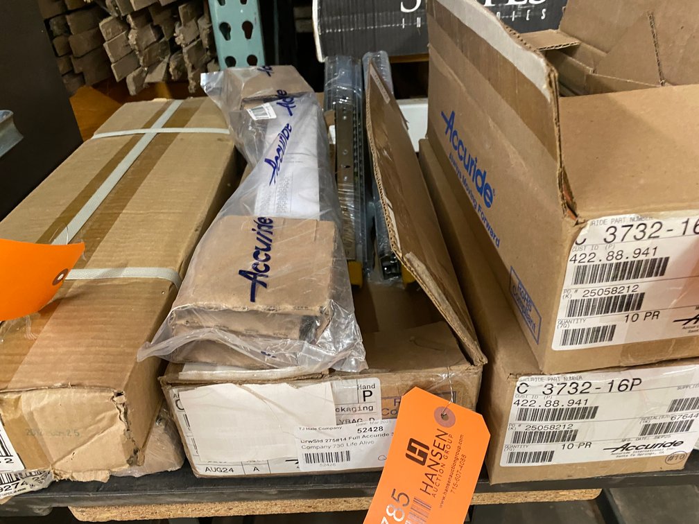 (3) Pairs of 14" Heavy Duty Drawer Slides