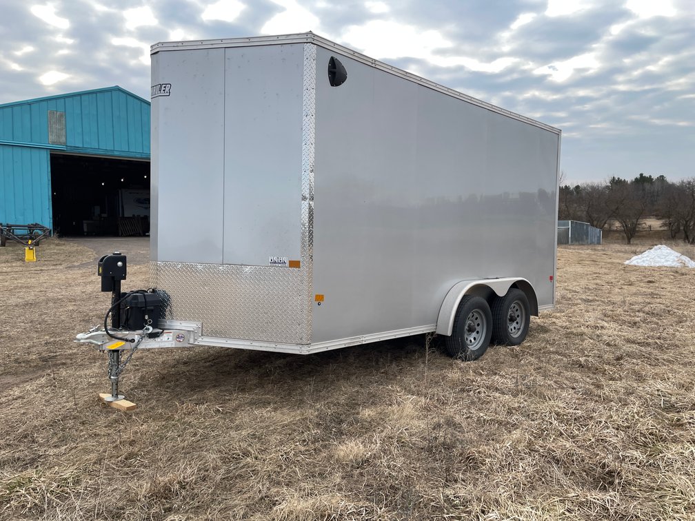 2023 E-Z Hauler Aluminum Tandem Axle Enclosed Trailer 16' (Has WI Title)