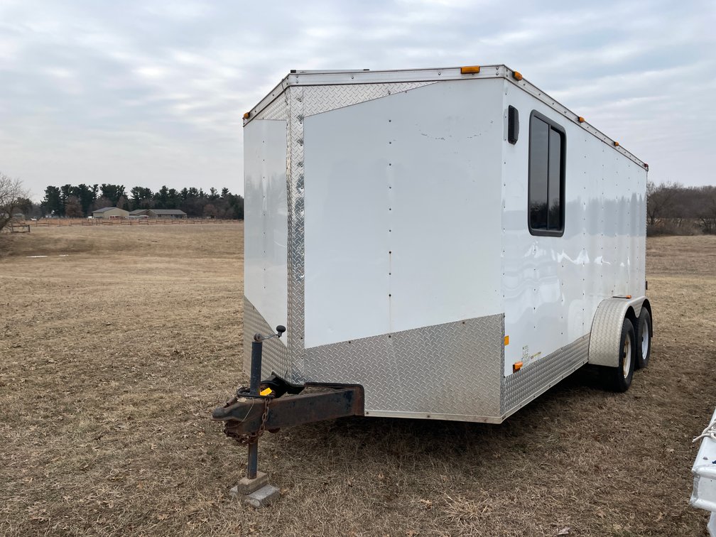 2012 Middlebury 20' Tandem Axle Steel Frame Enclosed Trailer (Has WI Title)