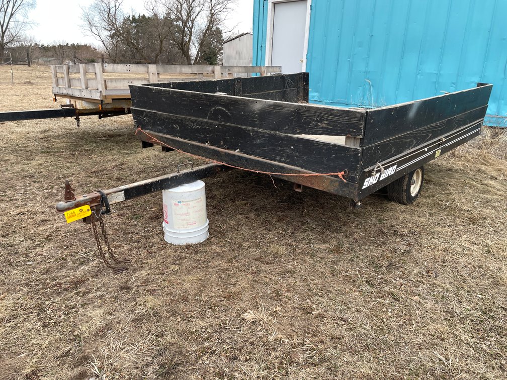 Sno Bird Single Axle Utility Trailer (No Title)
