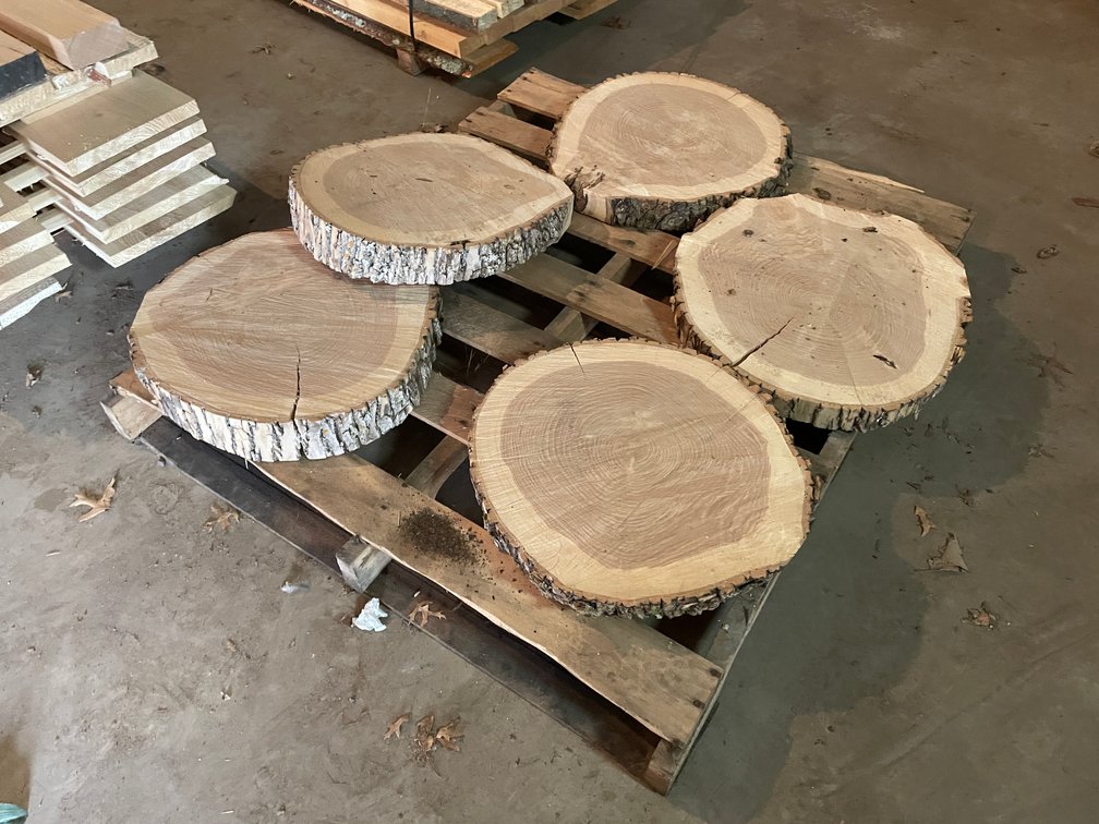 (5) Live Edge Ash Cookies