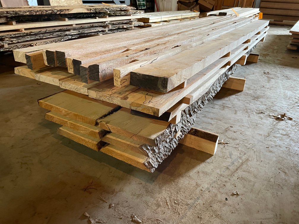 Stack of Maple Lumber