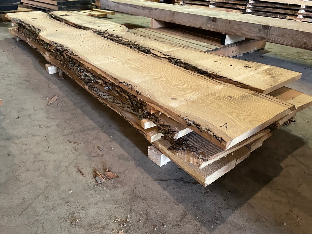 Live Edge Ash Boards