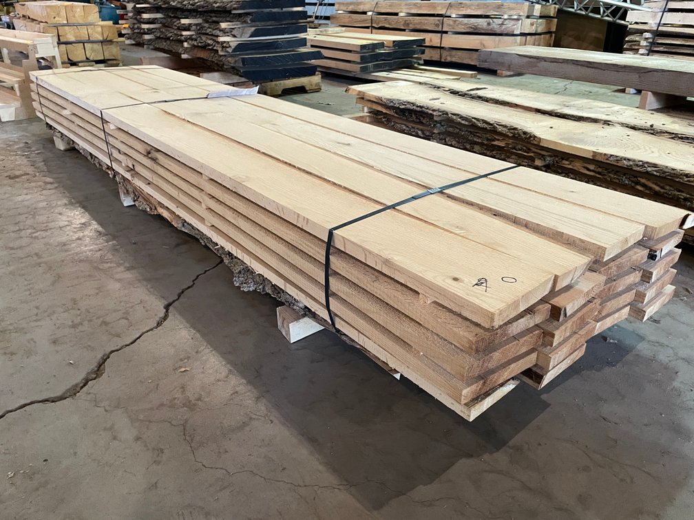 Stack of Oak Boards