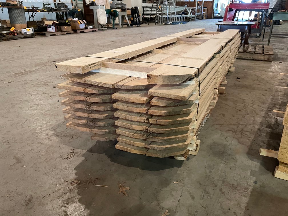 Stack of Oak Lumber