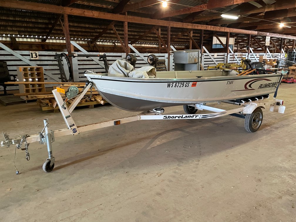 2004 Alumacraft T14V Aluminum Boat (Has Registration Card)
