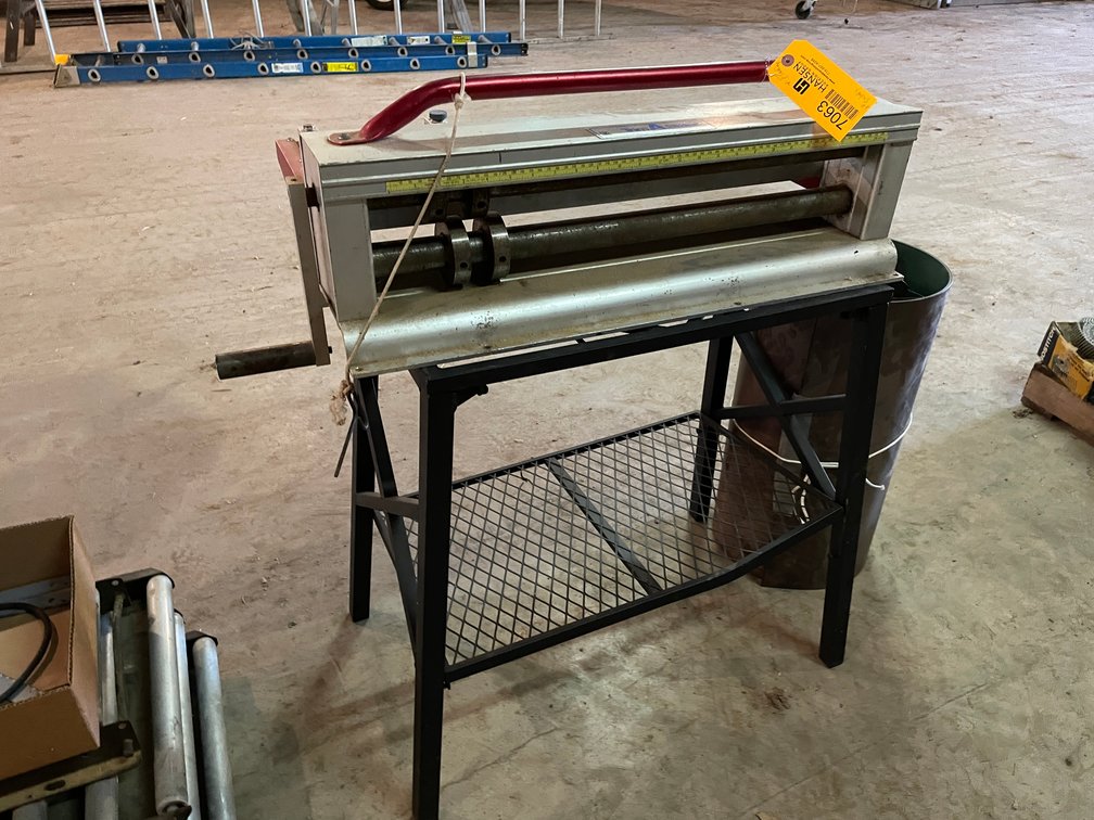 Trim A Slitter on Metal Stand