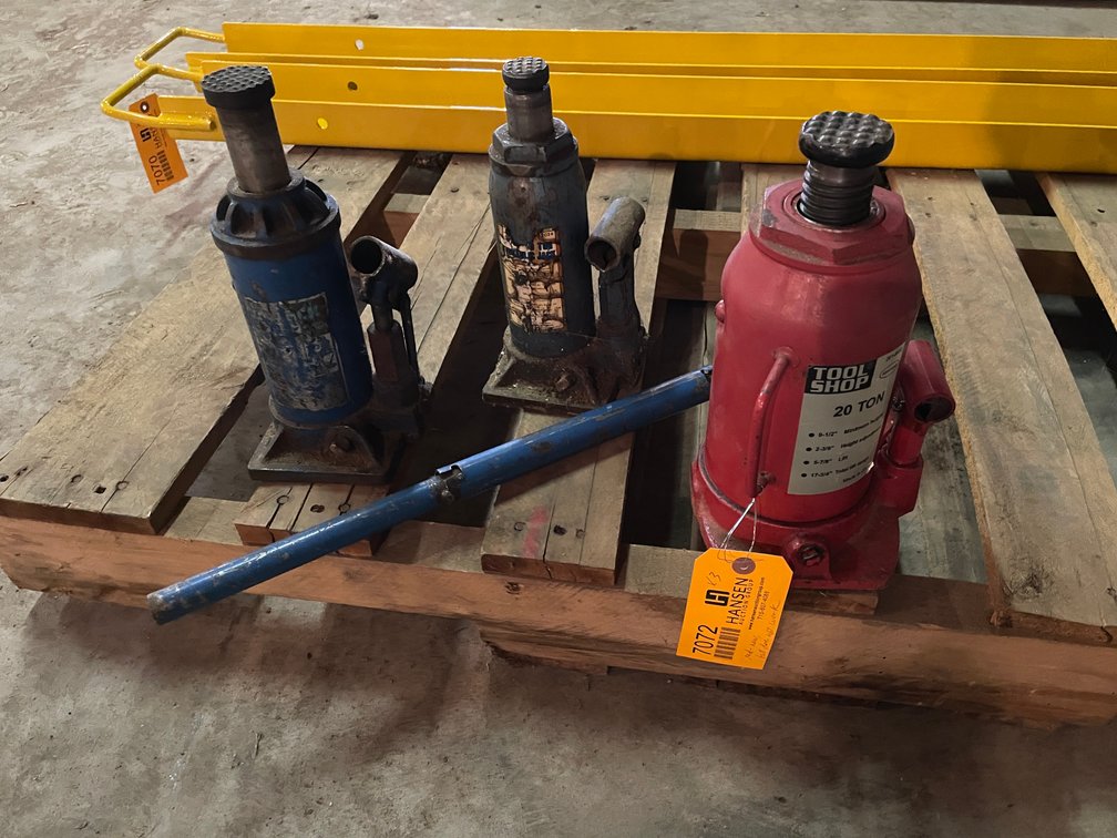 (3) Bottle Jacks