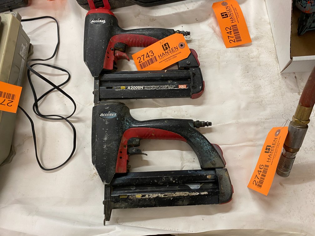(2) Accuset Finish Nailers