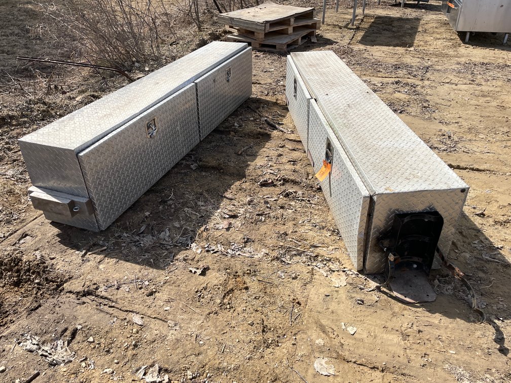 (2) Aluminum Truck Tool Box's