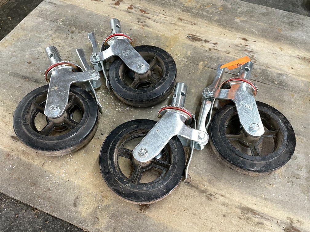 (4) 8" CBW Caster Wheels