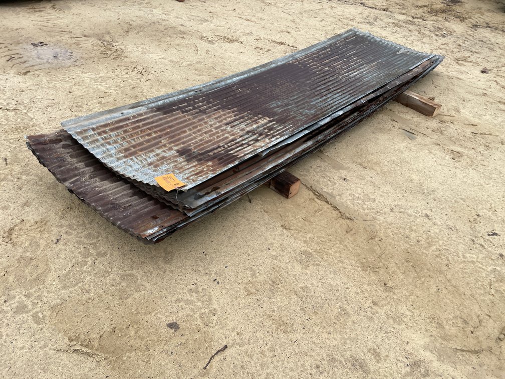 (16) Corrugated Steel Siding