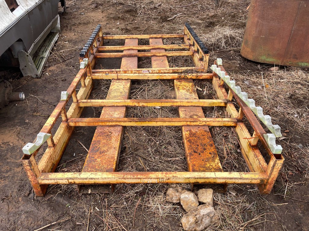 (2) Pallets with Forklift Pockets